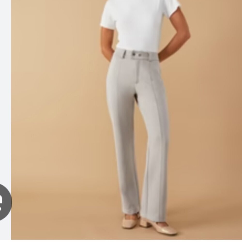 ADAY After Work pants Gray Trousers l large wide leg